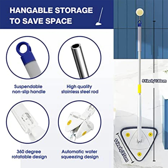 Household Tools: Squeezing Mop Usage